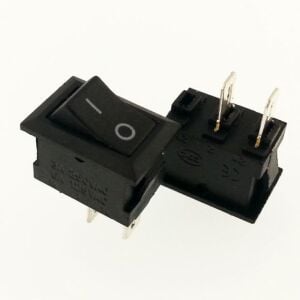 ANAHTAR MİNİ ON ~ OFF SİYAH IŞIKSIZ 2 Pin  9x13 mm  IC-125B