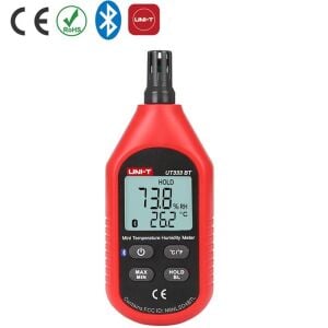 Uni-t  Ut 333BT Bluetooth Mini Isı Nem Ölçer -10°/60°  0-100 Rh Unit UT333BT
