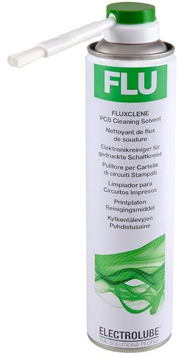 ELECTROLUBE FLU400DB FIRÇALI TEMİZLEYİCİ FLUX 400ML SPREY  FLUXOFF