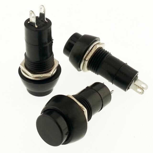 ANAHTAR  R18-25A Yuvarlak SİYAH   (PBS11A) IC-185