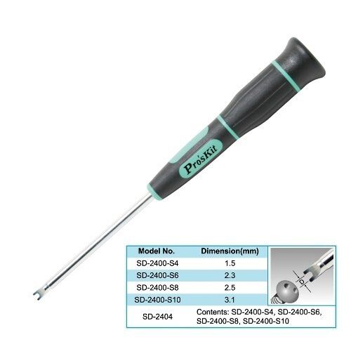 Proskit SD-2400-S10 Tornavida Çatal Ağız