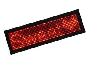 Hd Smart Led li İsimlik Kırmızı