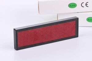 Hd Smart Led li İsimlik Kırmızı