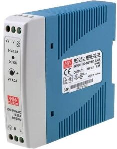 Meanwell Mdr-20-24 20w 24v 1a Ray Tip Güç Kaynağı