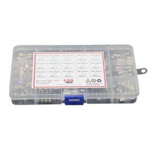 Cam Sigorta Seti 5x20 mm 150 Adet 15 Çeşit 250v Şeffaf Çantada