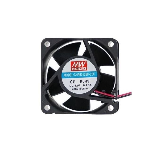 Fan 12v Dc Meanwell CHA6012BH-25C 60x60x25mm 2 Kablo