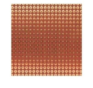 Delikli Plaket Bakır Tek Yüzlü 90x150 mm ( Pertinaks )