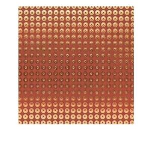 Delikli Plaket Bakır Tek Yüzlü 90x150 mm ( Pertinaks )