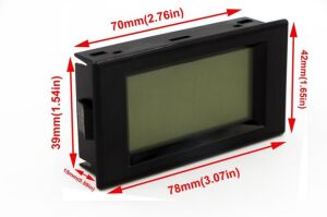 LCD Dijital Voltmetre 70V~500VAC 79*43*25