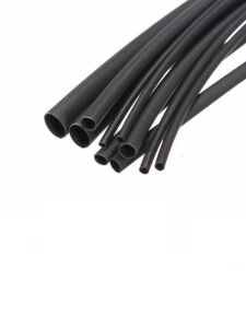 Woer Makaron 12,7 mm Siyah (1 Metre)