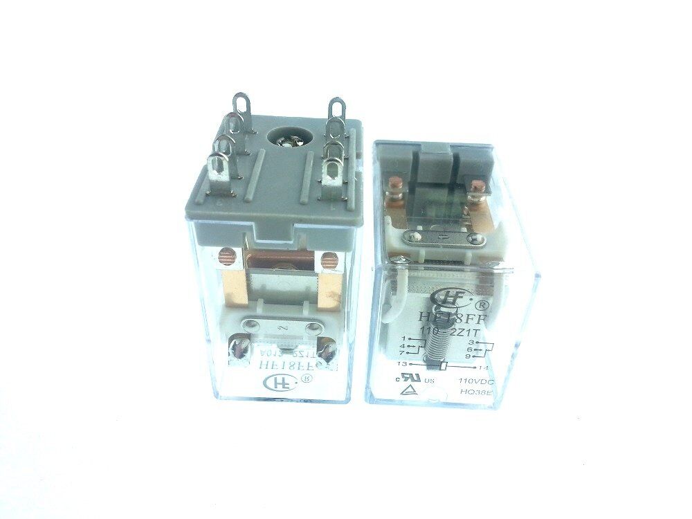 Hongfa Röle, 110V/DC 2 Kontak, HF18FF & 110-2Z1T