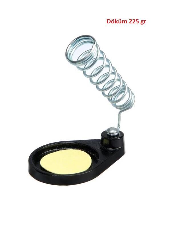 Havya Sehpası - Havya Standı DÖKÜM Yuvarlak Yaylı 70x100 mm Süngerli