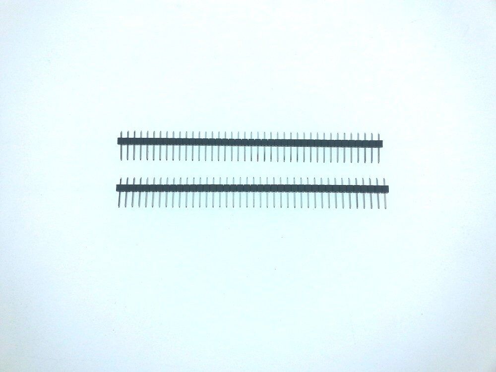 Pin Header Erkek 40 lı 180° 1 Sıra Konnektör 207-1x40sg1 (( Bacak Boyu 12mm ))