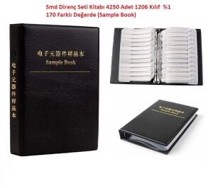 Smd Direnç Seti Kitabı 4250 Adet 1206 Kılıf  %1 170 Farklı Değerde (Sample Book)