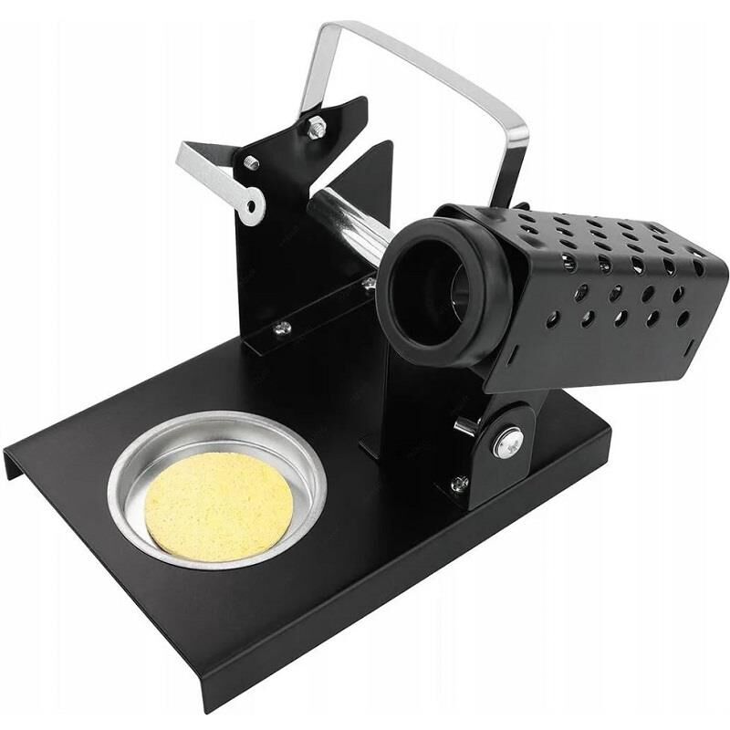 Havya Sehpası - Havya Standı LTJ217 Metal Lehim Makara ve Kalem Havya Tutuculu 110x160 mm Süngerli