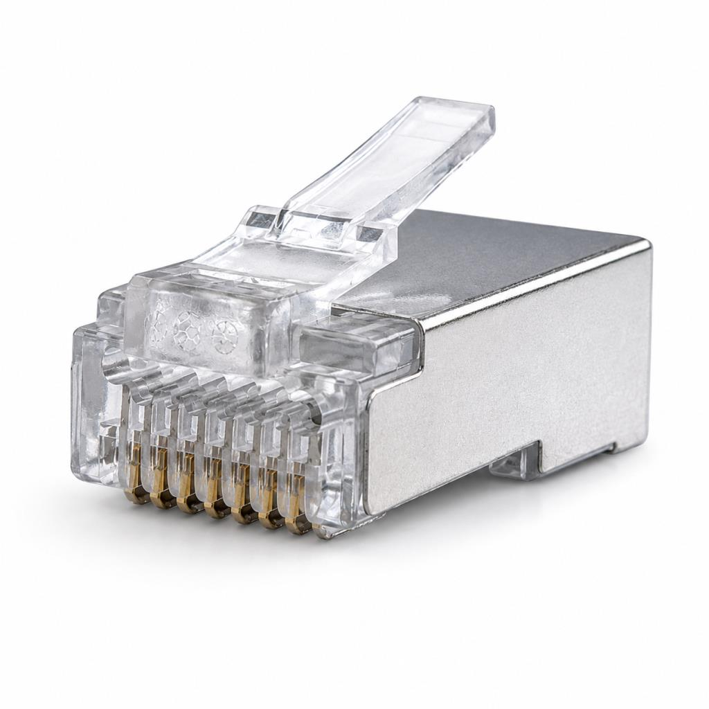 Ez Rj45 Cat6 Yeni Nesil METAL Konnektör 8p8c(Kalın kablo-24awg)