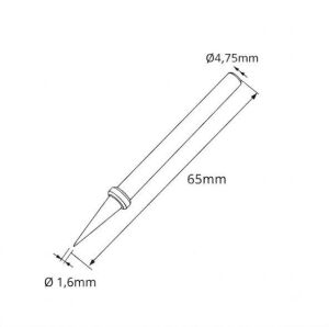 Prolink Hayva Ucu 40W PJ-008-U İçi Dolu Minare Tip 65mm 4,75Ø