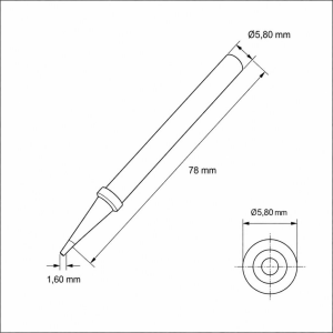 Prolink Hayva Ucu 60W PJ-013-U İçi Dolu Minare Tip 78mm 5,80Ø