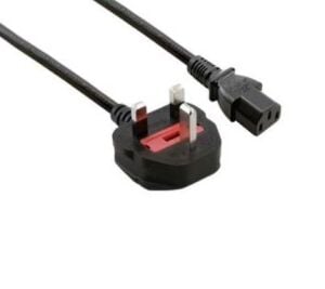 Power İngiliz Kablo 220V Siyah 3x0,75mm 1,8 Metre LPK-116