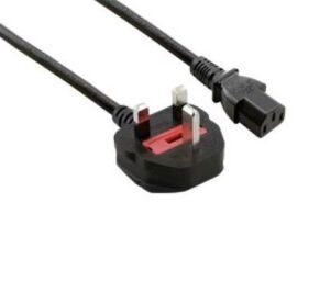 Power İngiliz Kablo 220V Siyah 3x0,75mm 1,8 Metre LPK-116