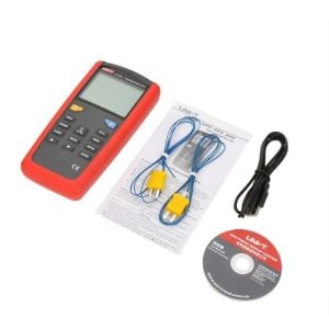 Uni-T Ut 325 Çift Girişli Profesyonel Termometre USB Datalogger Unit UT325
