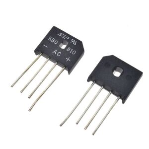 KÖPRÜ DİYOT MONOFAZE KBU 810  8A 1000V TARAK TİP