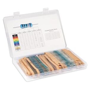 DİRENÇ SET 0,1R-4,7MR 1/2W  1100 ADET 110ÇEŞİT  %1 METAL FILM ŞEFFAF  ÇANTADA