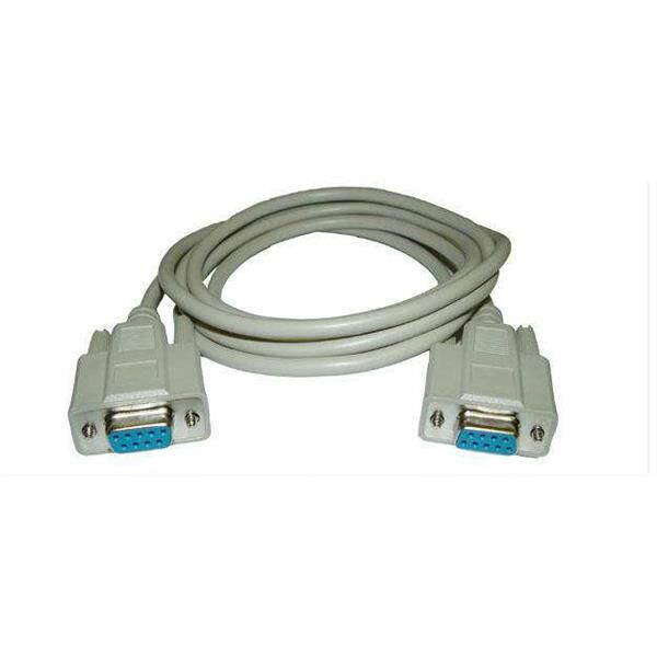 RS232 Seri Port  9 Pin Dişi - Dişi Uzatma Kablo 09D/09D 1,5 Metre  ( Pin To Pin )