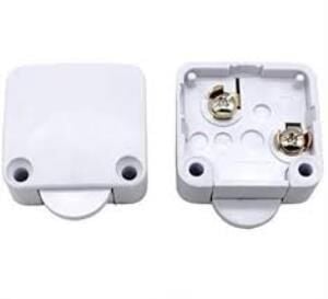 Ters Buton Dolap Switch IC-187E BEYAZ (Kapalı Kontak)