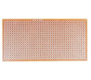 Delikli Plaket Bakır Tek Yüzlü 120x120 mm ( Pertinaks )