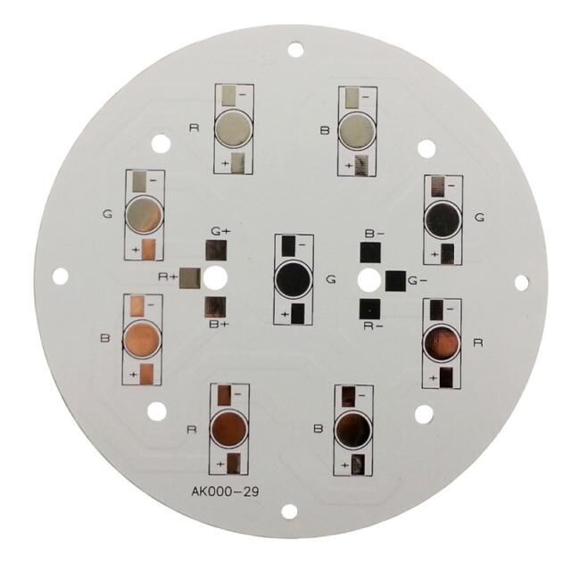 YUVARLAK PCB 9 LED RGB A.000-29R1