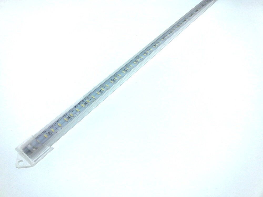 Led Bar Modül Günışığı 4014 Smd 12v 1 Metre Tam Takım 144 Led Şeffaf Camlı (5 adet fiyatı)