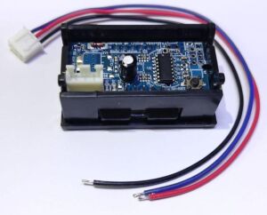 Voltmetre Dijital Kırmızı ( 0 ~ 100V DC ) 48x29x22