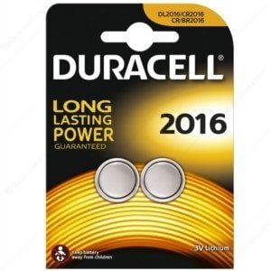 Duracell Lithium Pil CR2016 / DL2016 3V ( 2 Adet Pil Fiyatıdır )