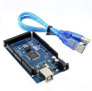 ARDUİNO MEGA 2560 R3 GELİŞTİRİLMİŞ CH340 CHİP + USB KABLO