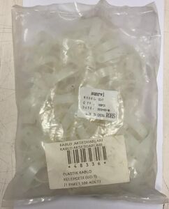 PLASTİK  KABLO KELEPÇESİ (UC-7) 100 ADET