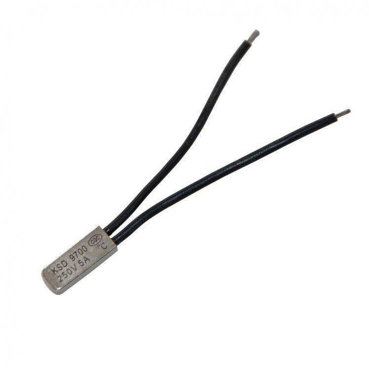 Termostat 175 ° 5 amperKapalı Kontak Metal Kablolu